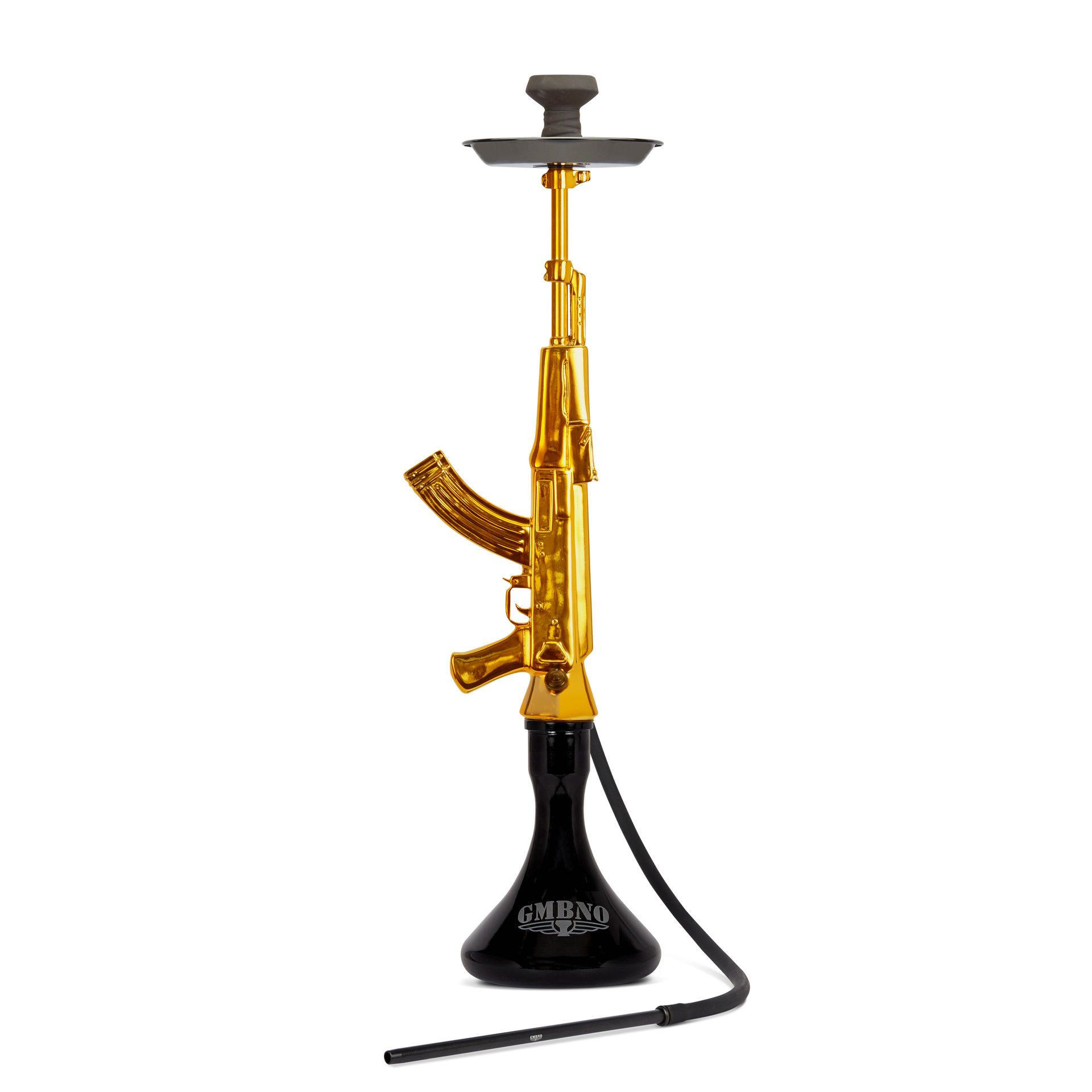 AK-47 Gun Hookah Gold