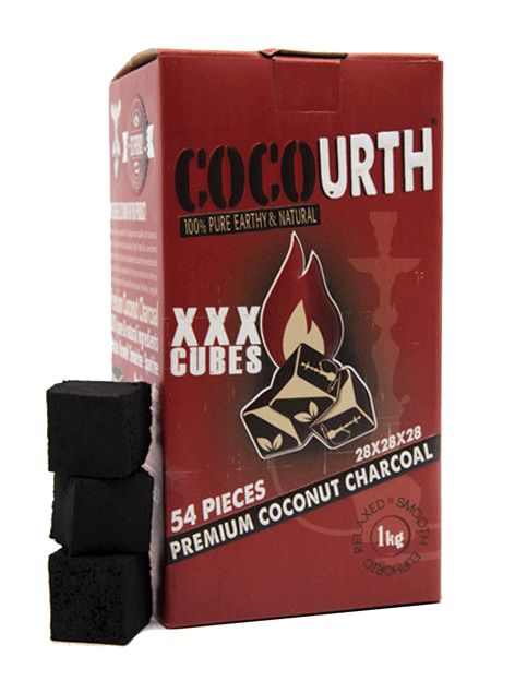 CocoUrth XXX Cubes Hookah Charcoals