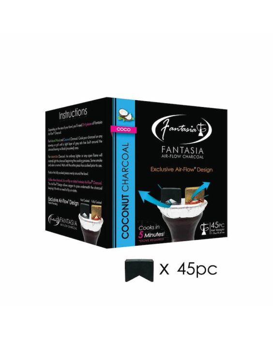 Fantasia Hookah Charcoal Coconut