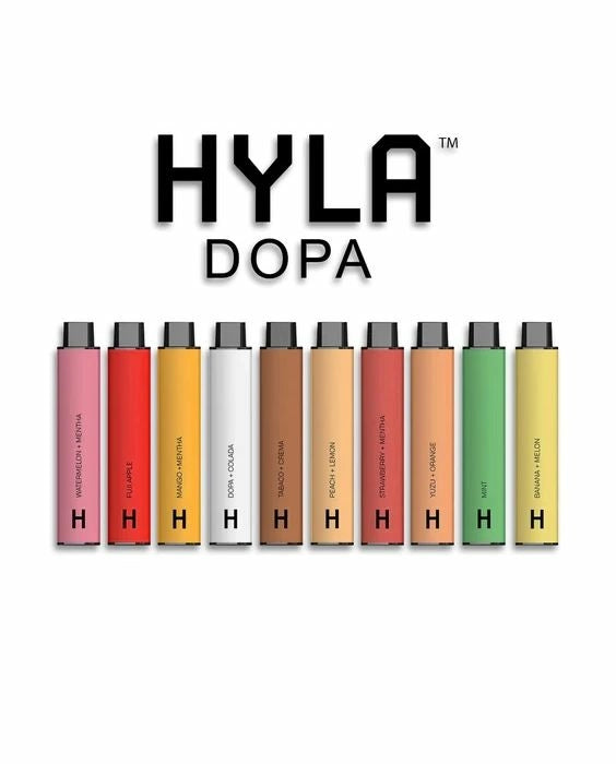 Hyla Nicotine Free Dopa Vape Disposable - TheHookah.com Hyla Nicotine Free Dopa Vape Disposable - TheHookah.com