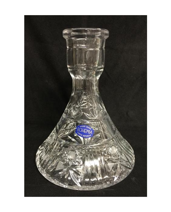 Crystal Bohemian Pyramid Hookah Base