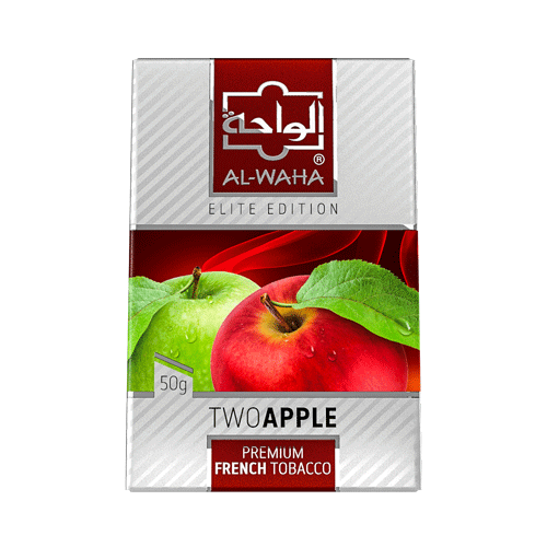 Al Waha Shisha 50g Two Apple