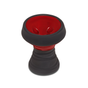 BYO Blackstone Two Tone Bowl black with red top view