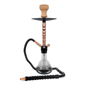 BYO Stratus Hookah 23" Gold stem matching base and hose