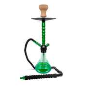 BYO Stratus Hookah 23" Green stem matching base and hose