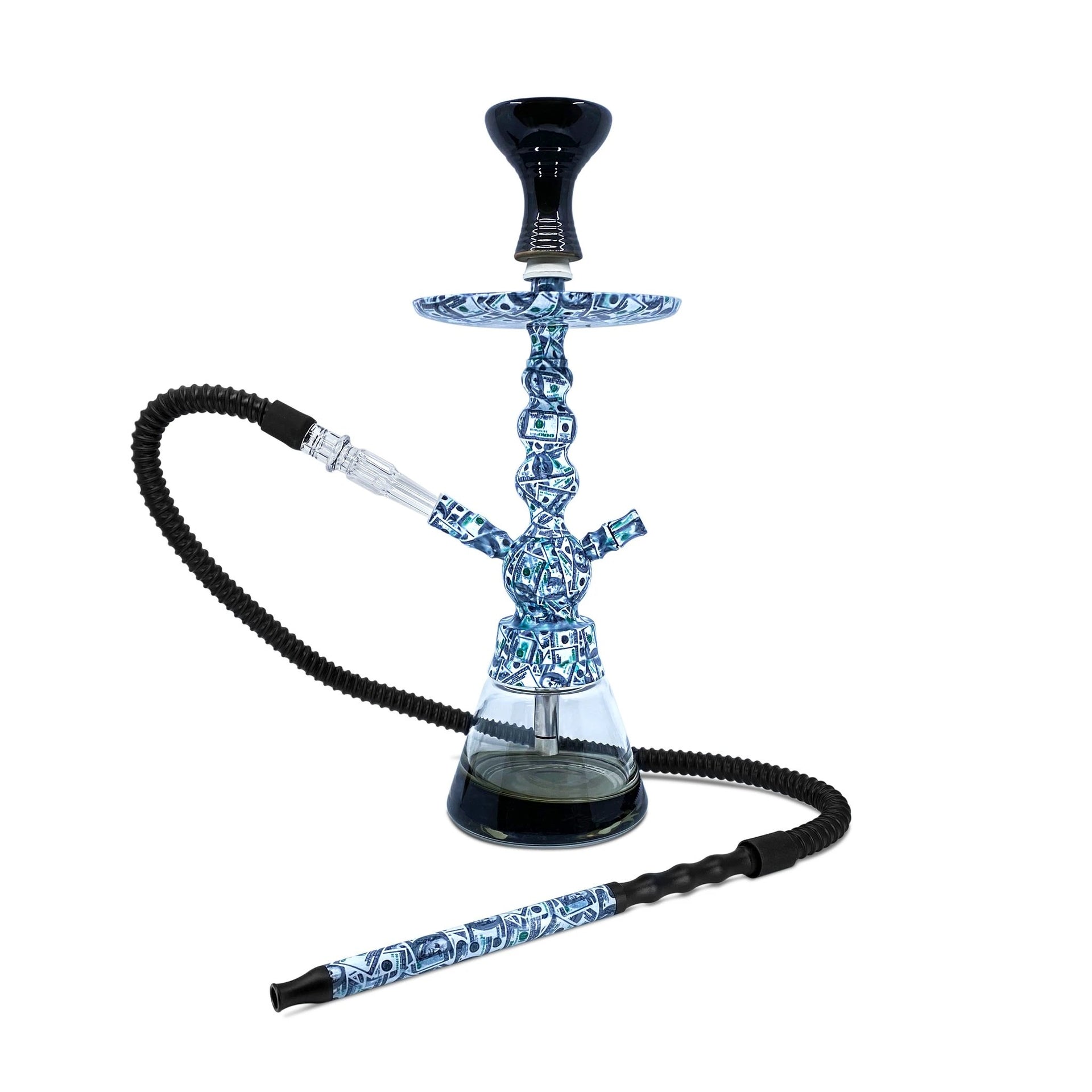 BYO Toker Hookah 18" Ballerz $100 prints design matching handle hose