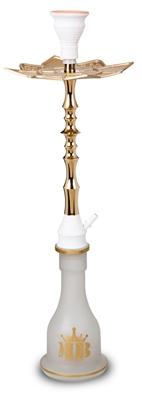 MOB Hookah Cloud King White Gold - TheHookah.com