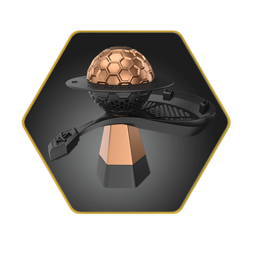 Gemini Hookah Bowl Bronze