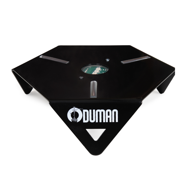 Oduman coaster hexagon style led light stand black