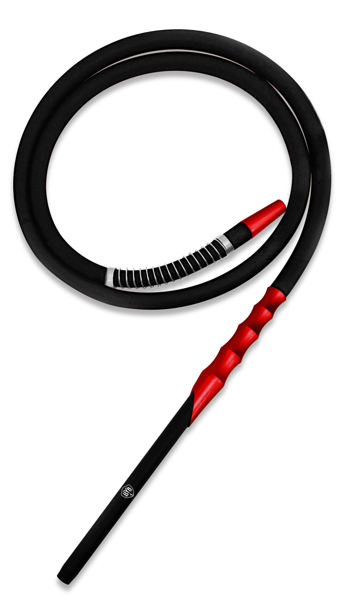BYO Two Tone Silicone Hose red