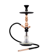 BYO Adele Hookah 22" gold stem with matching clear base