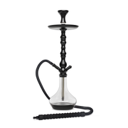 BYO Atlas Hookah 27" Black stem with matching clear base