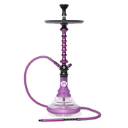 BYO Kosmos Hookah 33" purple stem matching base and hose