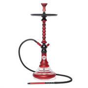 BYO Kosmos Hookah 33" - red stem matching base and hose