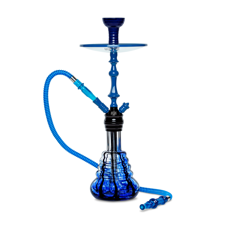 Amira Volcano Hookah 21"blue black