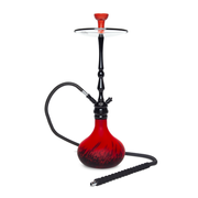 Amira Cyclone Hookah 27" black on red