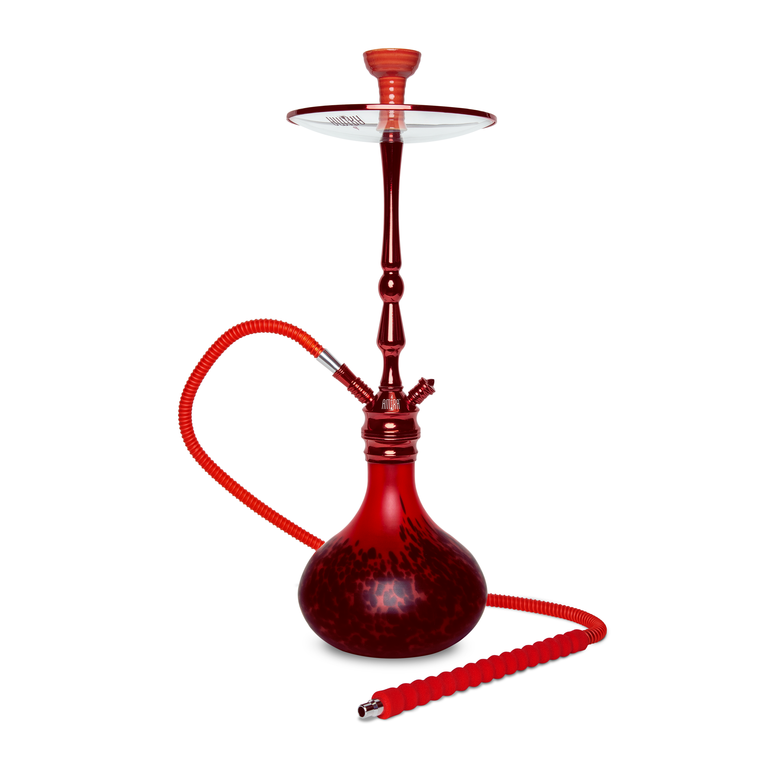 Amira Cyclone Hookah 27" - red on red