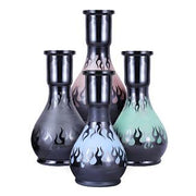 Inferno Teardrop  Frosted Hookah Vase - TheHookah.com