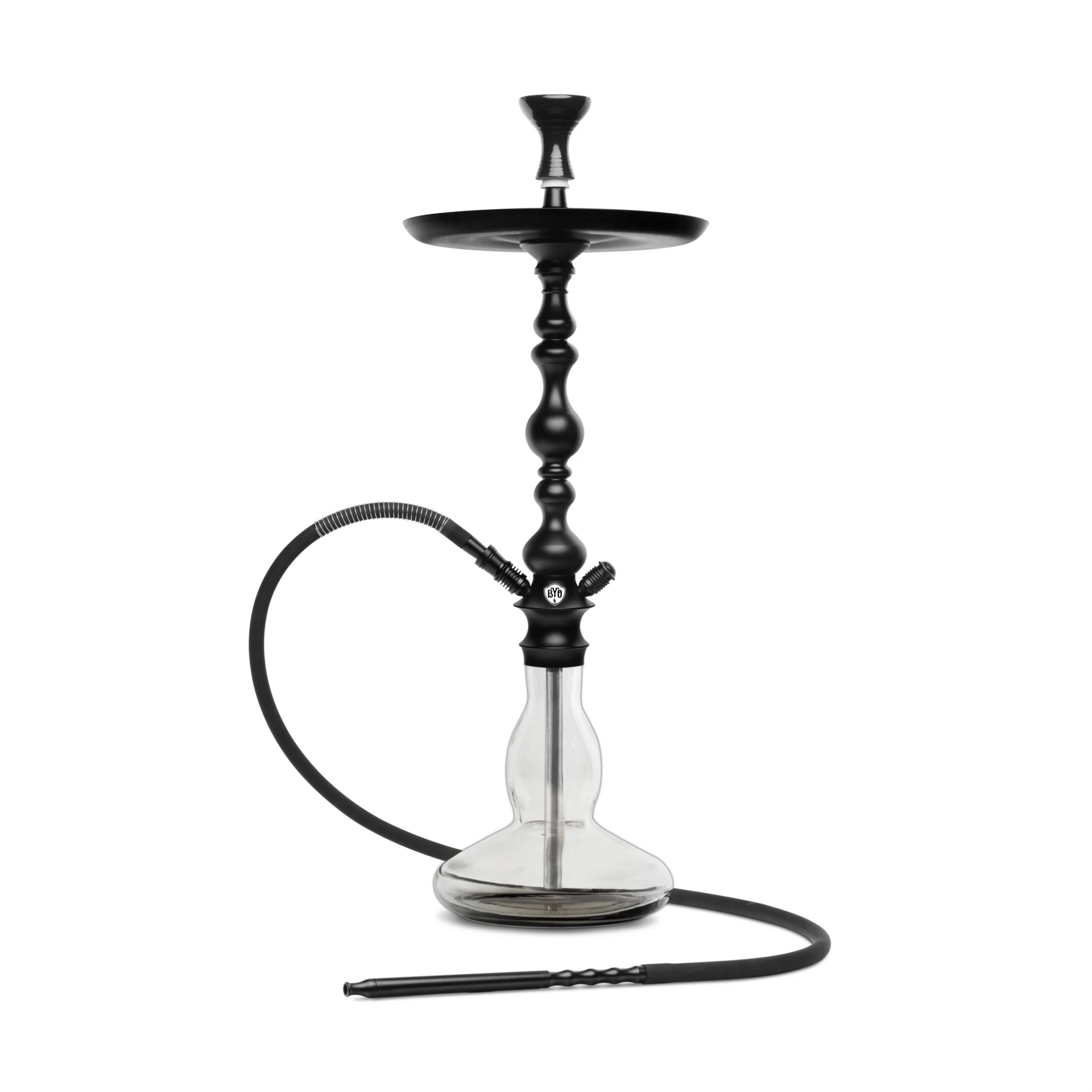 BYO Providence Hookah 33" black stem matching base and hose