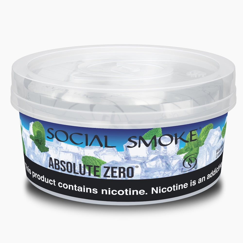 Social Smoke 1kg Absolute Zero Shisha Tobacco