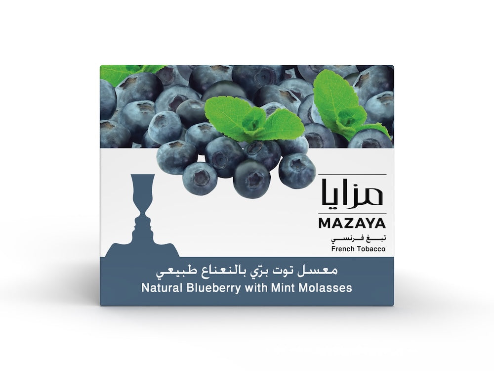 Mazaya Hookah Tobacco 250g - Blueberry with Mint