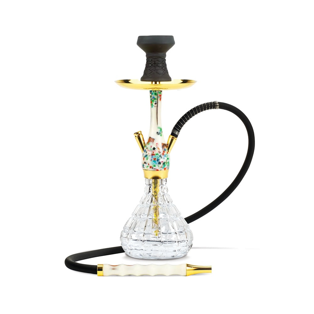 BYO Bellagio Hookah White