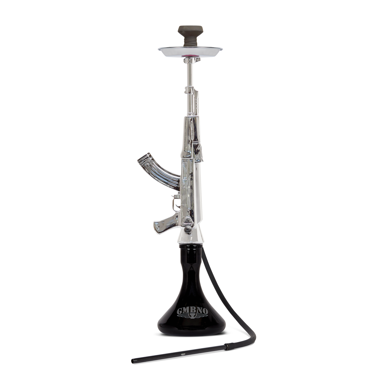 AK-47 Gun Hookah Chrome