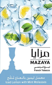 Mazaya Shisha Tobacco 50g - Iced Lemon with Mint