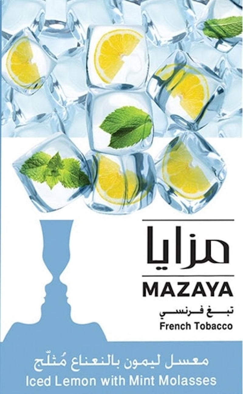 Mazaya Shisha Tobacco 50g - Iced Lemon with Mint