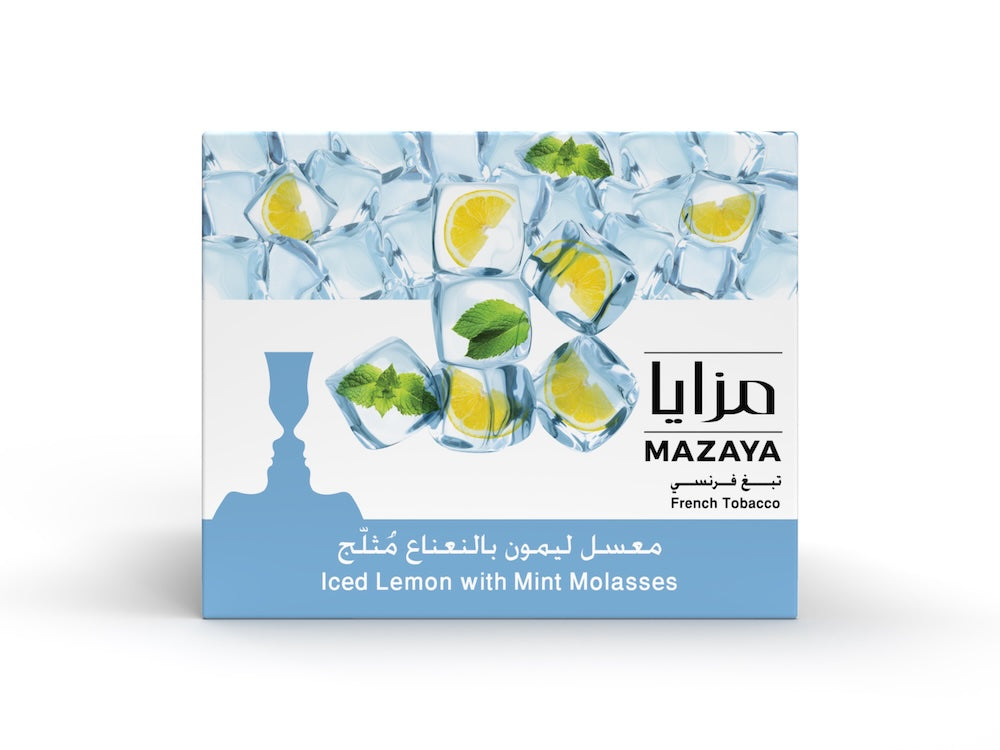 Mazaya Hookah Tobacco 250g - Iced Lemon with Mint