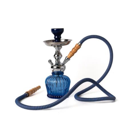 Blue MYA Econo QT Hookah w/ Cage 13"