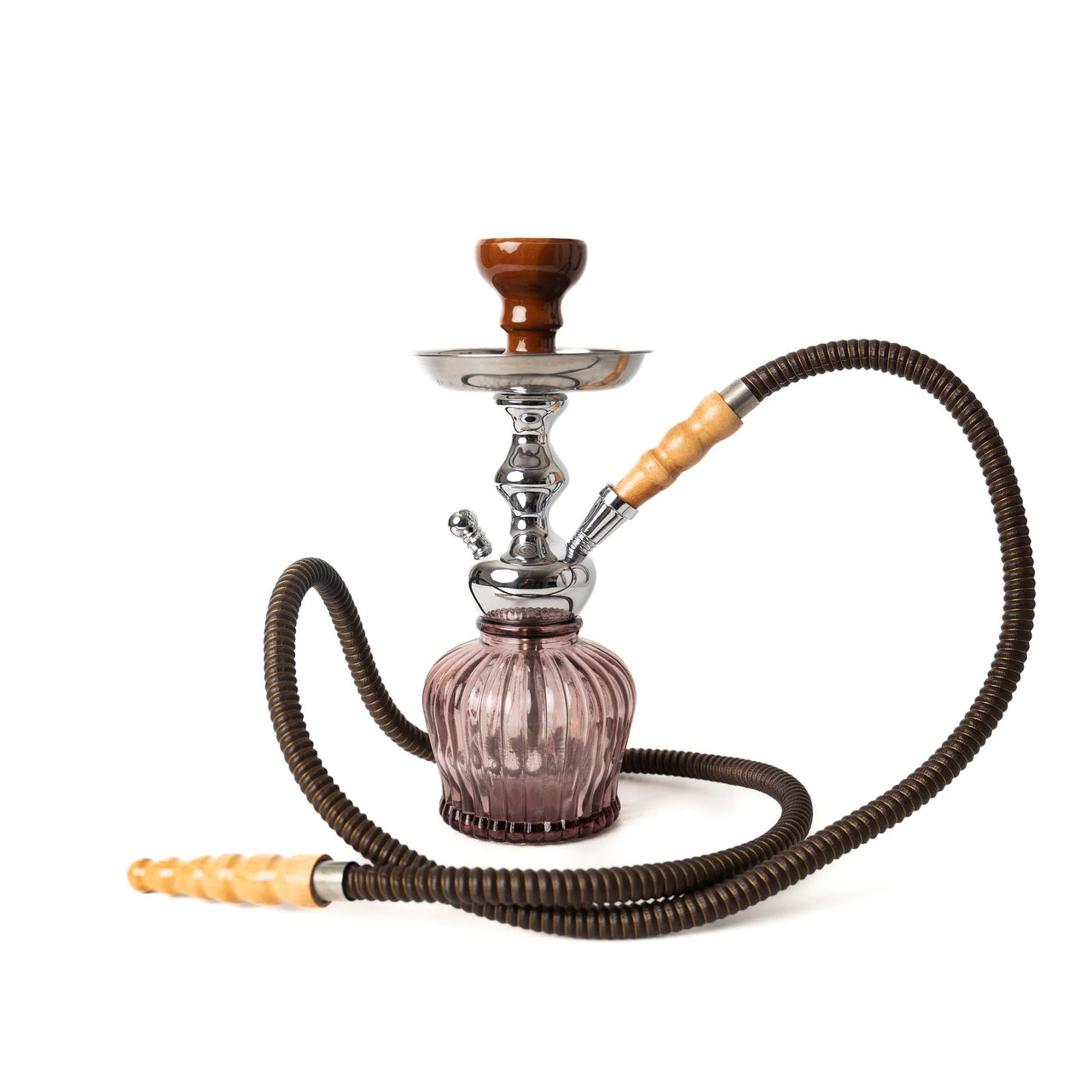 Purple MYA Econo QT Hookah w/ Cage 13"