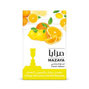 Mazaya Shisha Tobacco 50g - Orange with Lemon and Mint