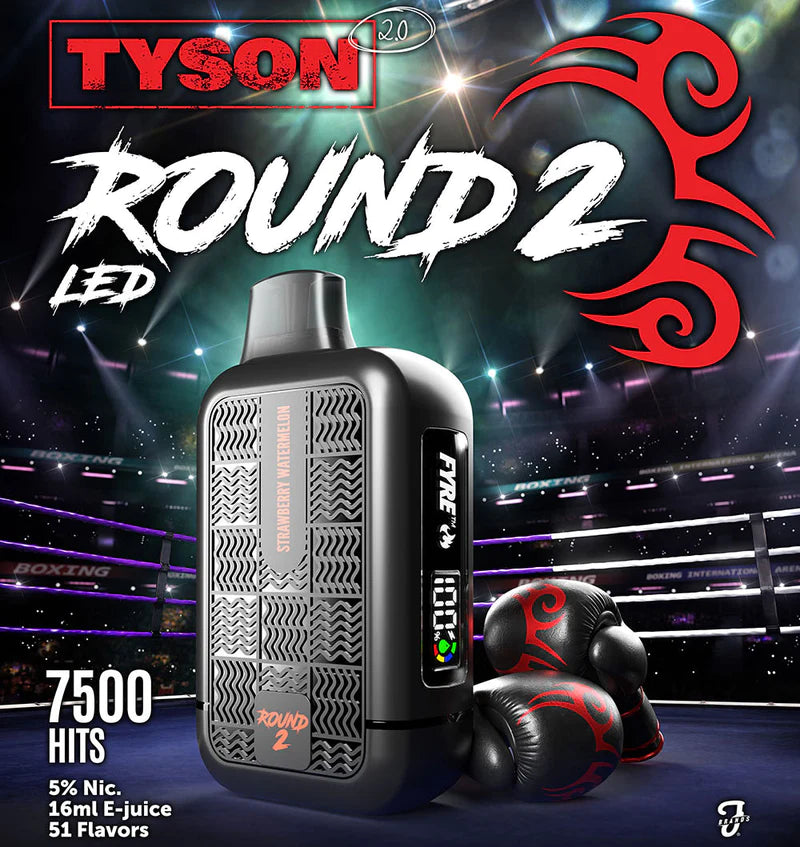 Tyson 2.0 Round 2 Heavy Weight Disposable Vape Device