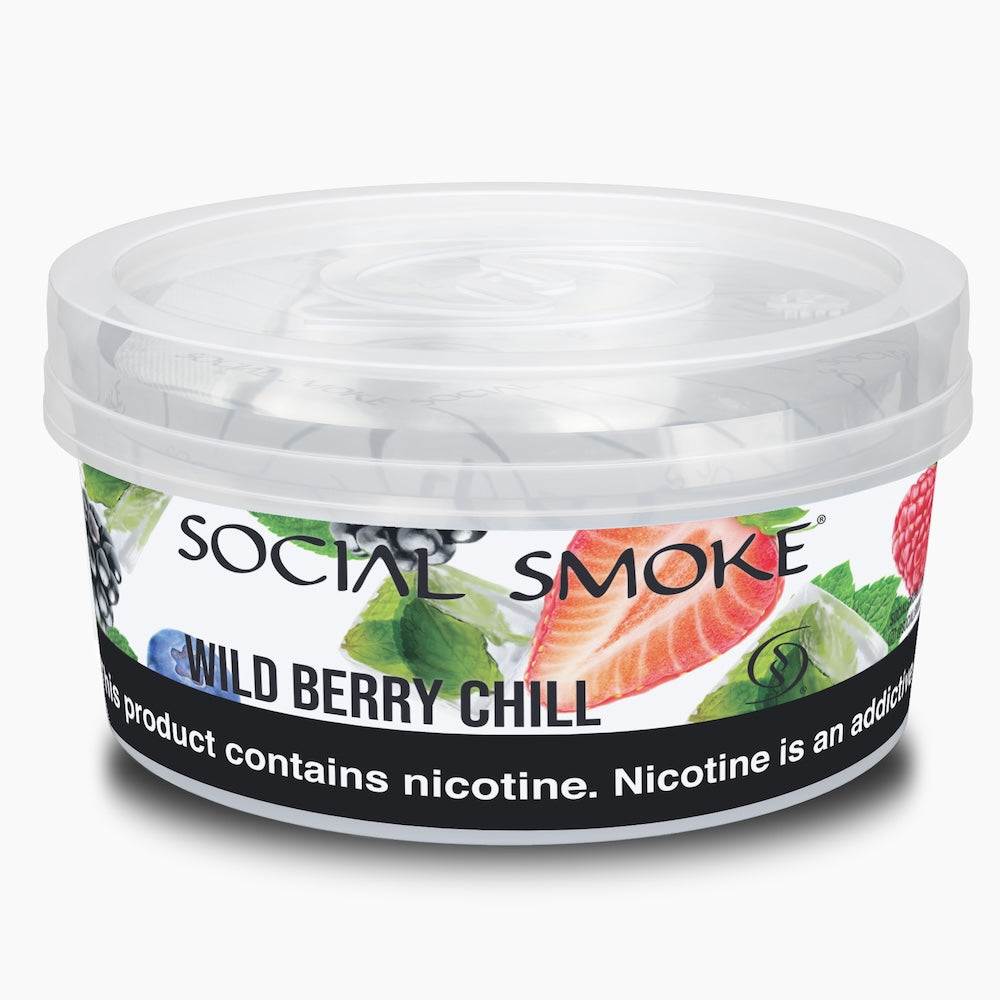 Social Smoke 1kg Wild Berry Chill Shisha Tobacco
