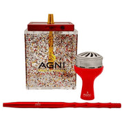 Agni Rock Premium Hookah - Red