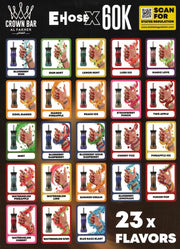 Al Fakher Crown Bar 60K E-Hose X Disposables