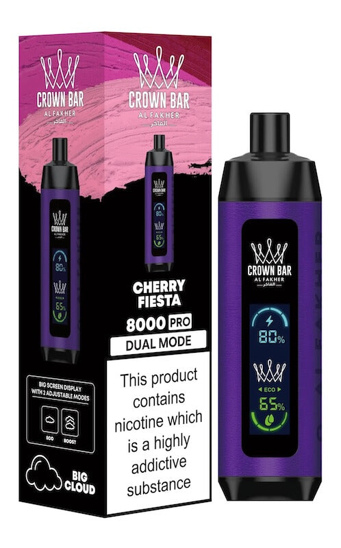 Al Fakher Vape Sorten Al Fakher Crown Bar 8000 Pro Dual Mode Al Fakher  Crown Bar