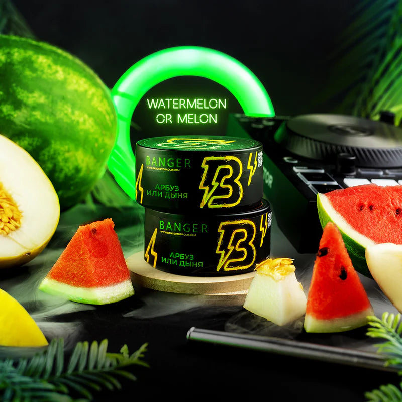 Banger Shisha Tobacco - Watermelon or Melon