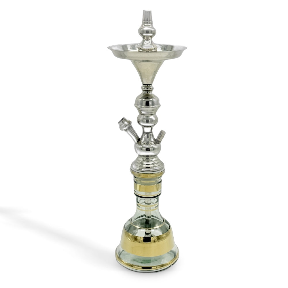 Caravan Mini Hookah Clear with Stripes