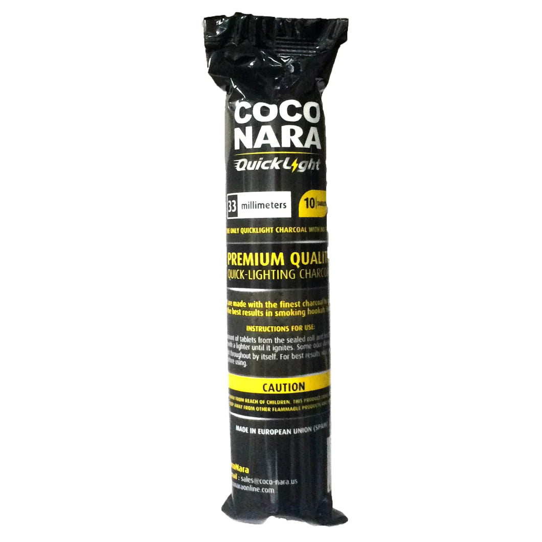 CocoNara Quicklight Hookah Charcoals 33mm Roll