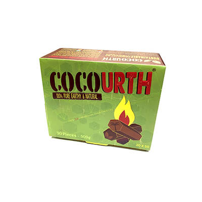 CocoUrth Hex Hookah Charcoal - TheHookah.com