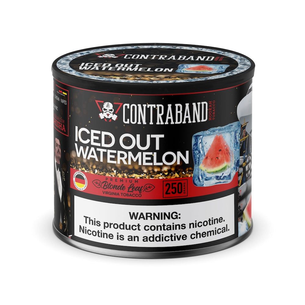 Contraband Hookah Tobacco Iced Out Watermelon