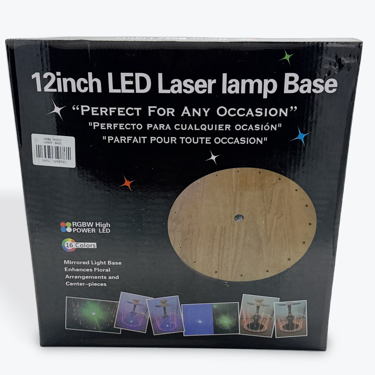 Cyril Hookah Wood Laser Base