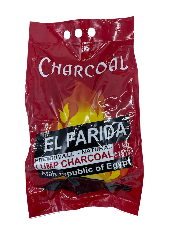 Natural wood hookah charcoals