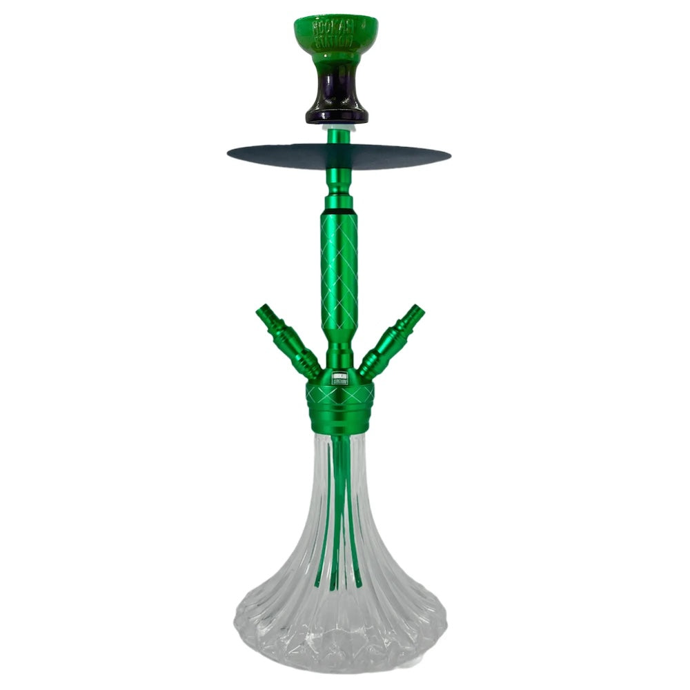 Hookah Station Dual Hose Hookah Green