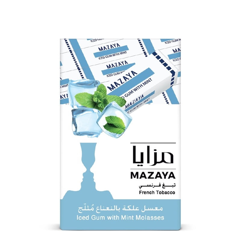 Mazaya Shisha Tobacco 50g - Iced Gum with Mint