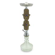 Khamsa Hand of Fatima Hookah Gold