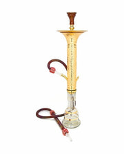 KM Dana Gold Ice Chamber Hookah 34"