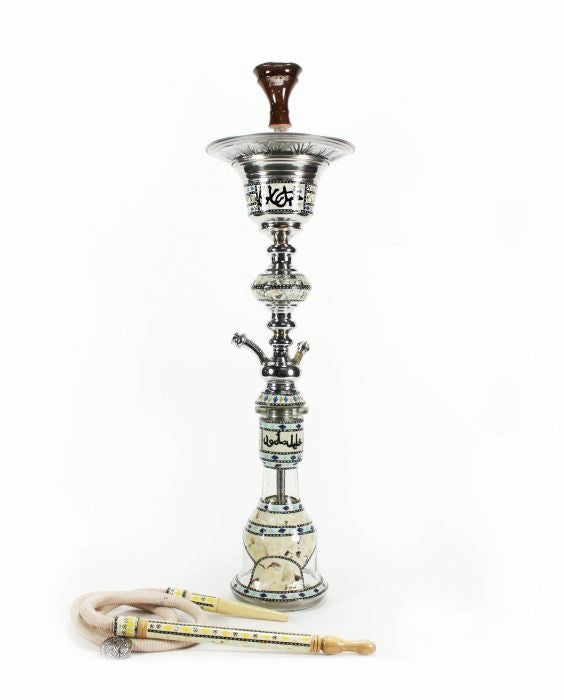 Khalil Mamoon Shell Ice Chamber Hookah 36"
